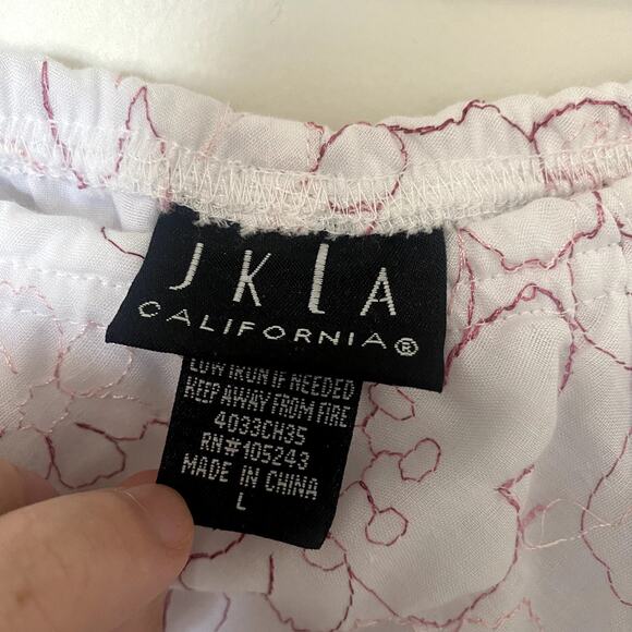 JKLA California white tulip midi skirt size Large - Picture 4 of 5